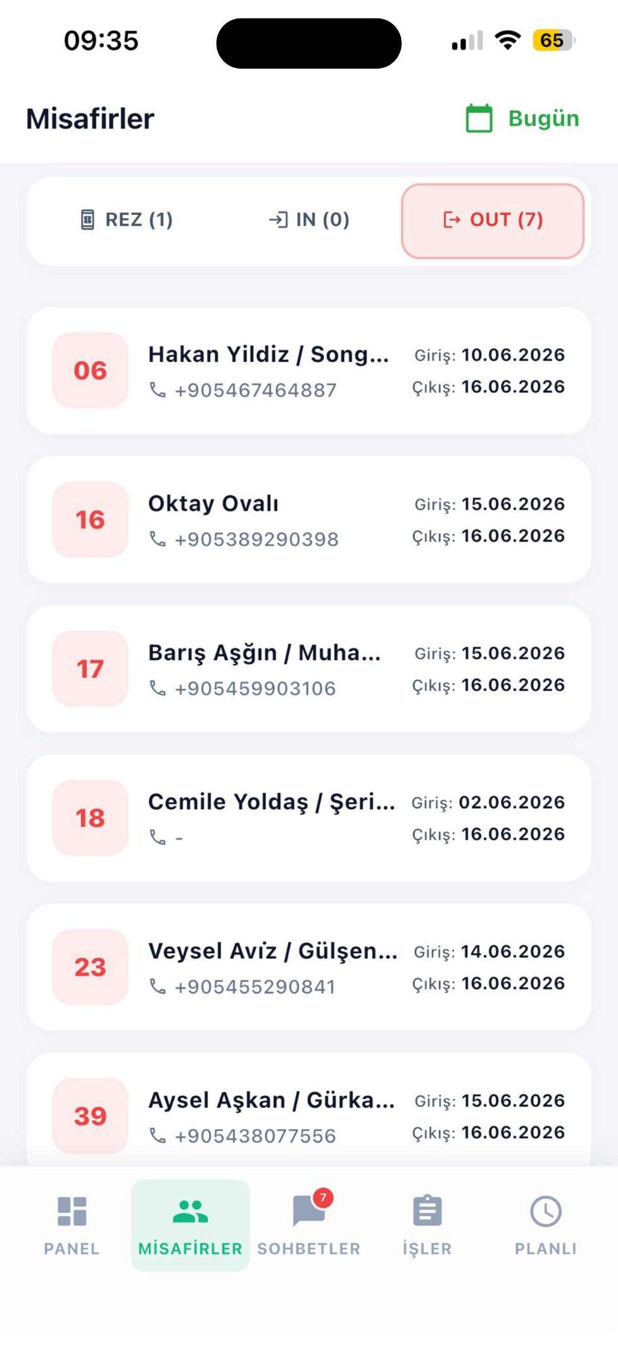 Online Chat Mobile App Screen