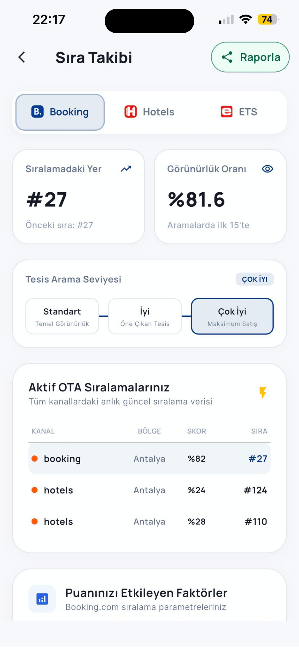 Sıra Bulucu Mobile App Screen