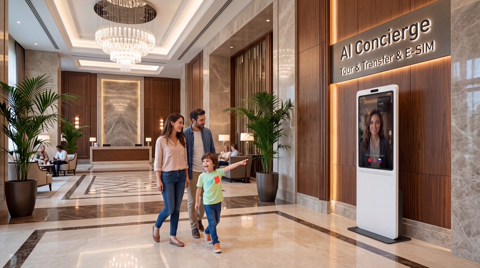 FaceTime Tarzı 10+ Dilde Canlı Asistan