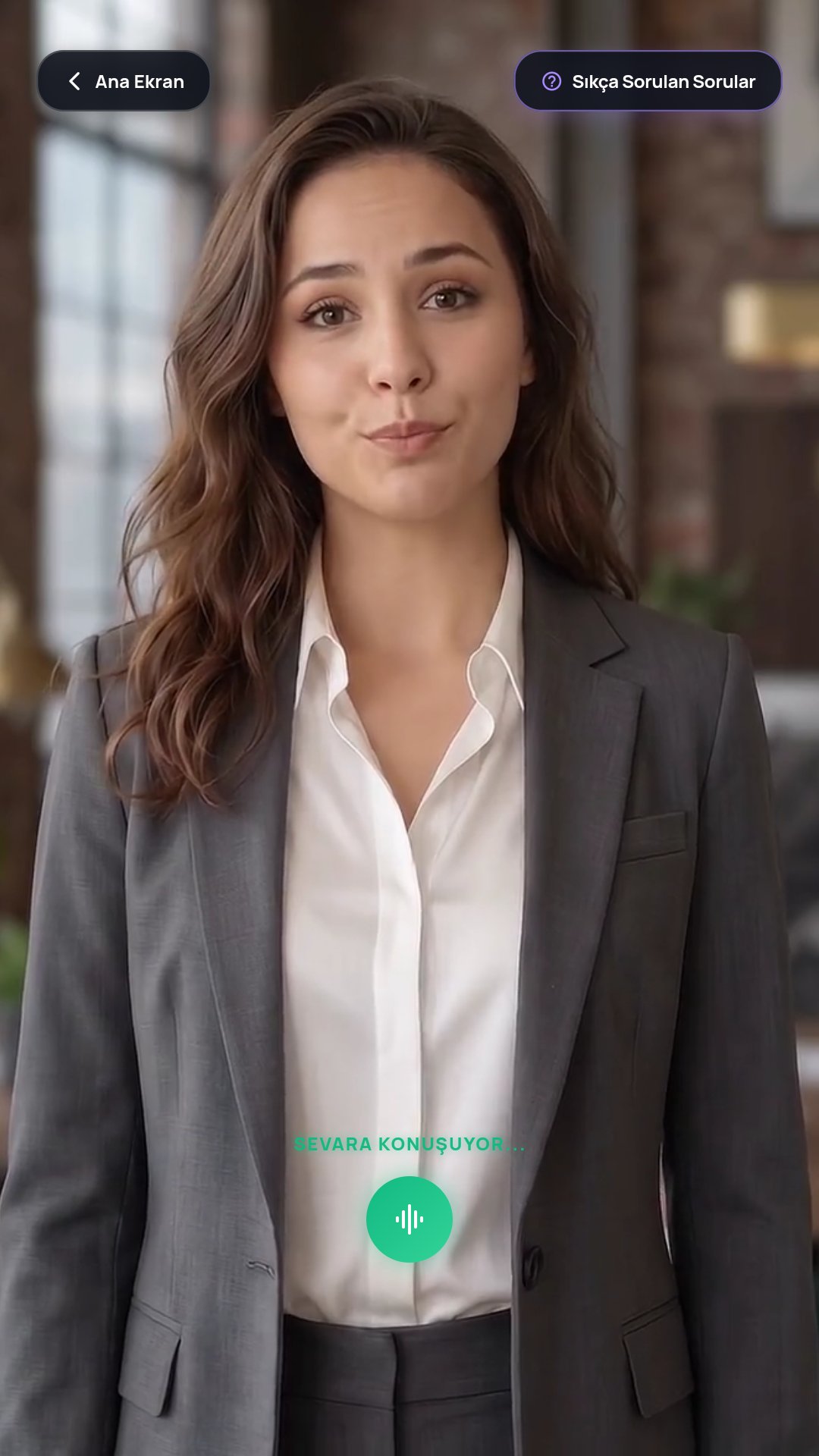 HotelAI Smart Terminal AI Reception Screen