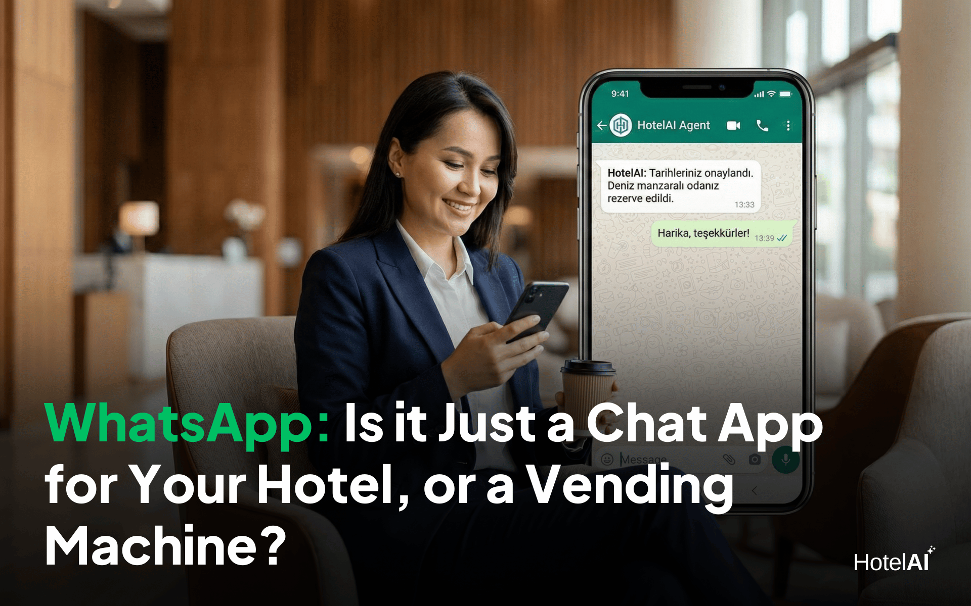 WhatsApp: Is it Just a Chat App for Your Hotel, or a Vending Machine?